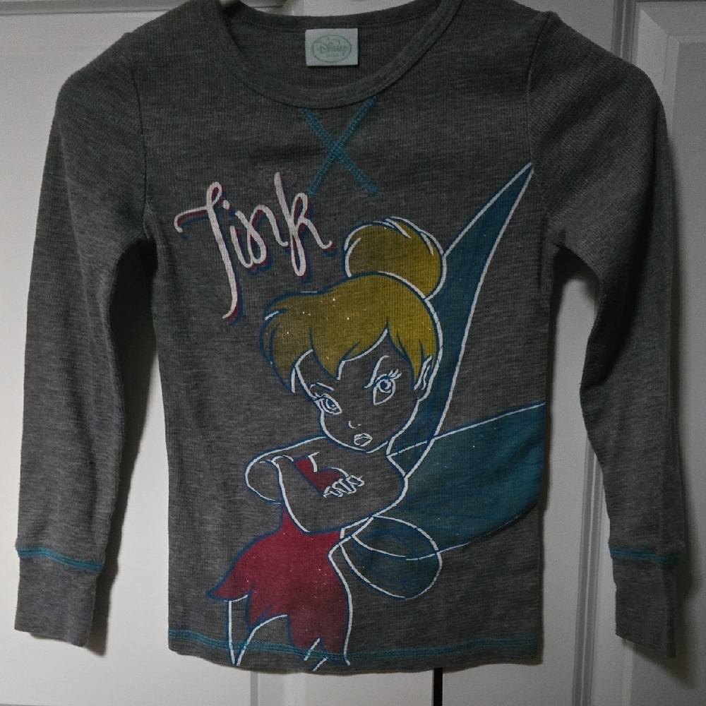 Disney Tinker Bell Gray Kids Shirt